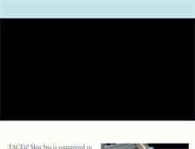 Tablet Screenshot of faceitskinspa.com